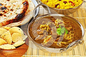 Lamb Dhansak Indian Curry photo