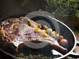 Lamb food photography recipe idea