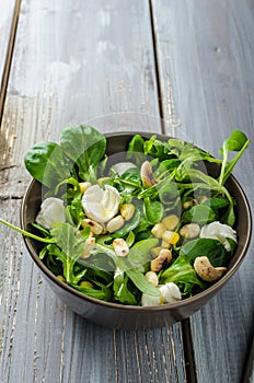Lamb lettuce salad
