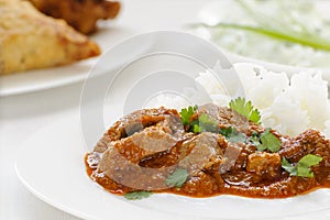 Lamb Madras curry photo