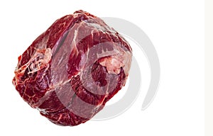 Lamb Rump Isolated on White with Space for Writing
