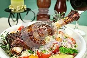 Lamb Shank And Couscous