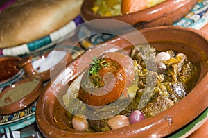 Lamb tagine dinner in casablanca morocco