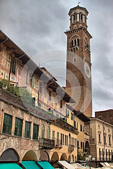 Lamberti tower in Erbe square