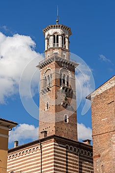 Lamberti Tower - Piazza Erbe - Verona Italy