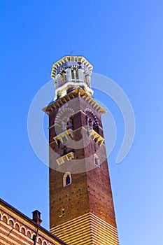 Lamberti Tower, Verona, Italy, Europe