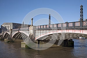 Lambeth Bridge and River Thames, Westminster, London