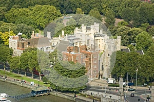 Lambeth Palace viewed from above
