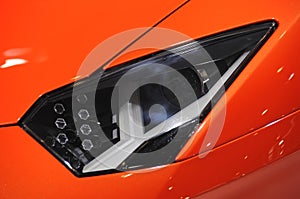 Lamborghini car headlight