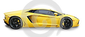 Lamborghini Aventador Supercar- isolated