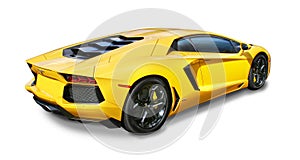 Lamborghini Aventador Supercar- isolated