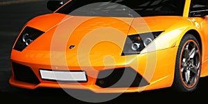 Lamborgini Sports orange car