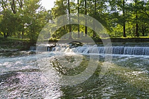 Lambro river in Milan, Italy