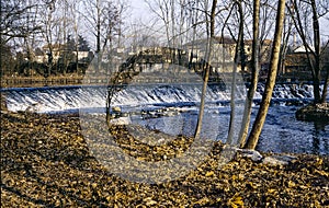 Lambro river in Monza Park