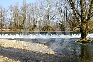 Lambro river in the Monza Park