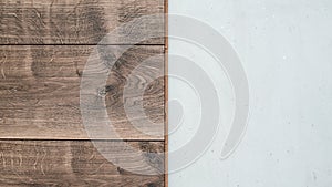 Laminate background with copy space. Wood texture for flooring and interior design. Production of wooden floors