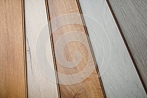 Laminate flooring samples variation