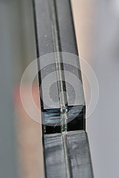 Laminated glass photo