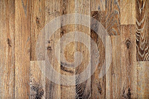 Laminated vintage oak wood fllorboards
