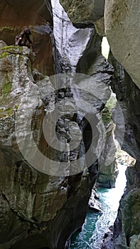 Lammerklamm gorge in Salzburgerland, Austria