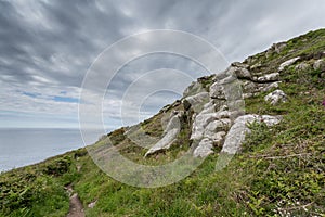 Lamorna cove cornwall england uk photo