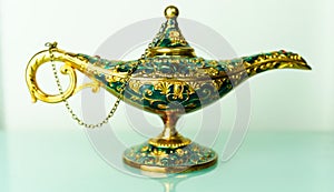 Aladin lamp. photo