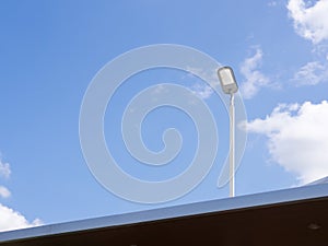 Lamp with the bluesky