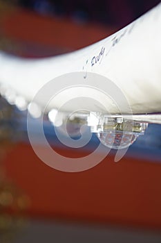 Lamp bridge in the morning