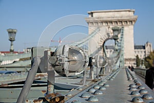 Lamp on the Chain Bridge, Budapest