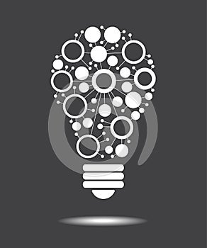 Lamp consisting of links