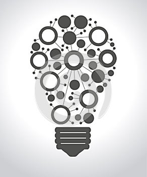 Lamp consisting of links