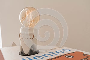 Lamp in dentistÃÂ´s consulting room photo