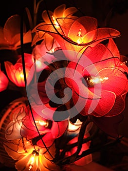 lamp flower handmade