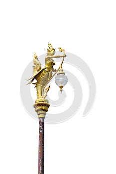 Lamp golden kinnaree