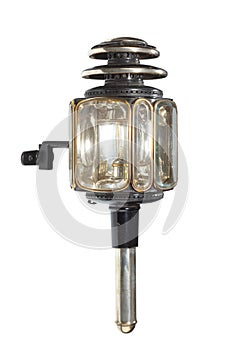 Lamp for horse drawn old carriage