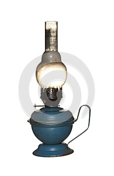 Lamp kerosene isolated on white background