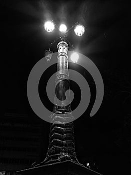 Lamp Location-Narayan peth pune maharashtra india. photo