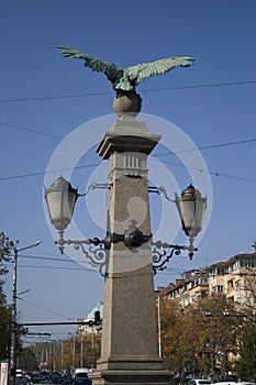 Lamp over the bridge