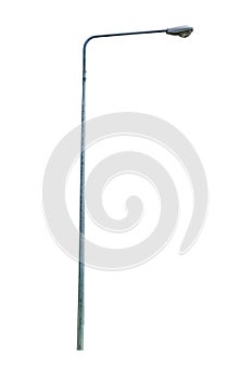 Lamp post isolated photo