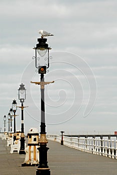 Lamp posts at Whitby North Yorkshire.