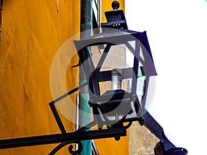 Lampe in the city of sweden& x27;s capital Stockholm photo