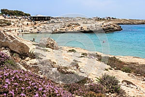 Lampedusa island, Mediterranean Sea photo