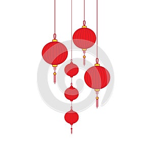 Lampion Vector design illustration