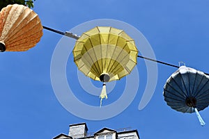 Lampions in Luxembourg street