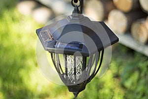 Lamplet in landscape