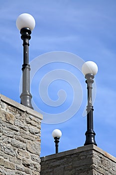 Lampposts And Sky