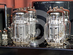 Lamps of amplifier photo