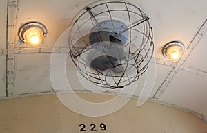 Lamps and Fan in Diesel Electric Engine Train No.51