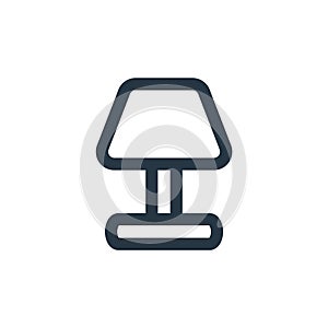 lamps icon vector from ecommerce ui concept. Thin line illustration of lamps editable stroke. lamps linear sign for use on web and