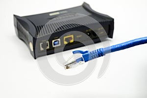 LAN Cable connect to Network Device